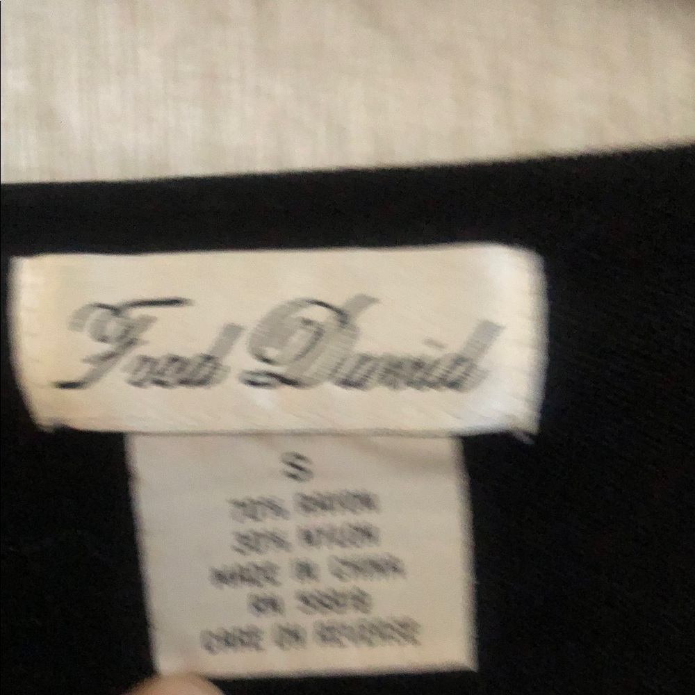 Fred David Black Women's Sweater